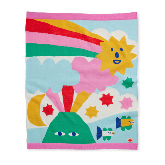 Rainbow Valley Baby Blanket