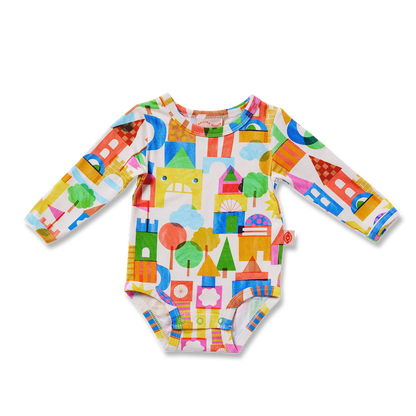 Castle Of Dreams Long Sleeve Bodysuit