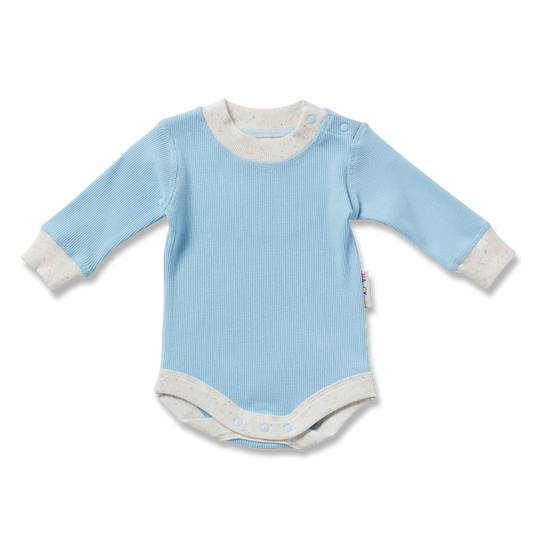 Hush Blue Organic LS Bodysuit