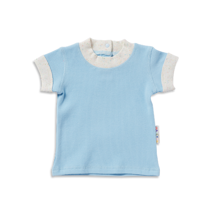 Hush Blue Organic Short Sleeve T Shirt