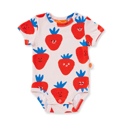 Berry Cosy Short Sleeve Bodysuit