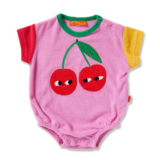 Cherry Terry Bodysuit