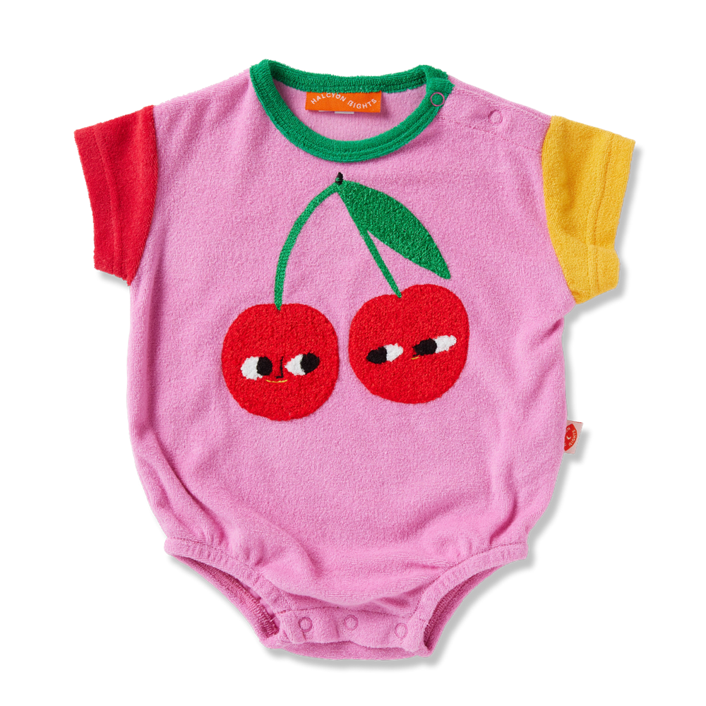 Cherry Terry Bodysuit