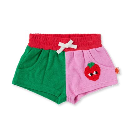 Strawberry Terry Shorts