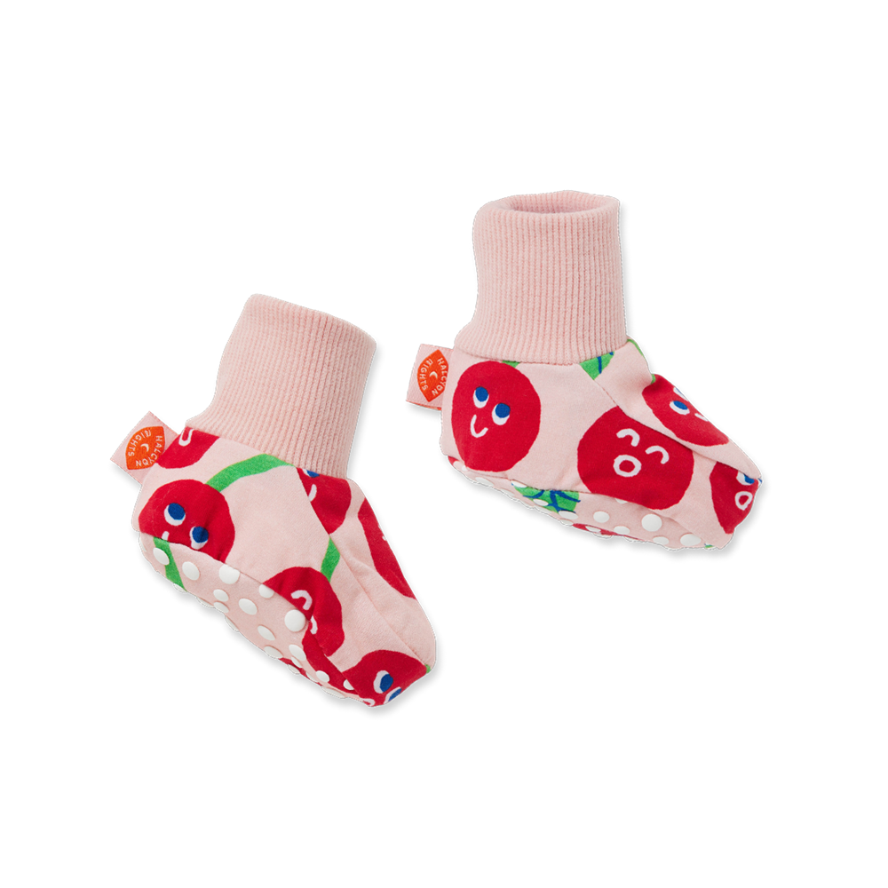 Cheeky Cherry Baby Booties – Halcyon Nights