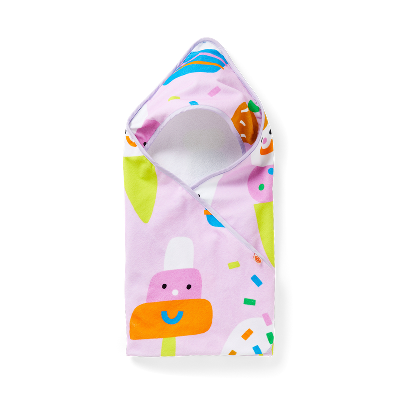 Baby Hooded Towel Sundae Fun Day