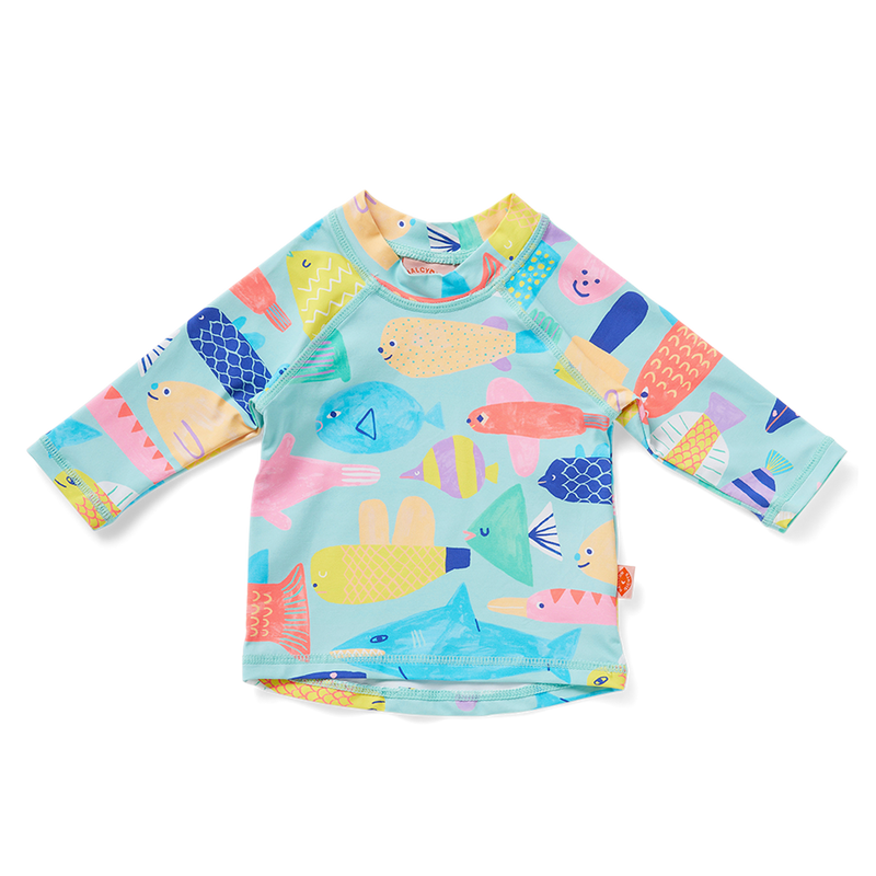 Long Sleeve Rash Vest Rainbow Reef