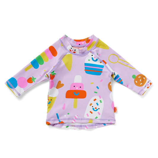 Long Sleeve Rash Vest Sundae Fun Day