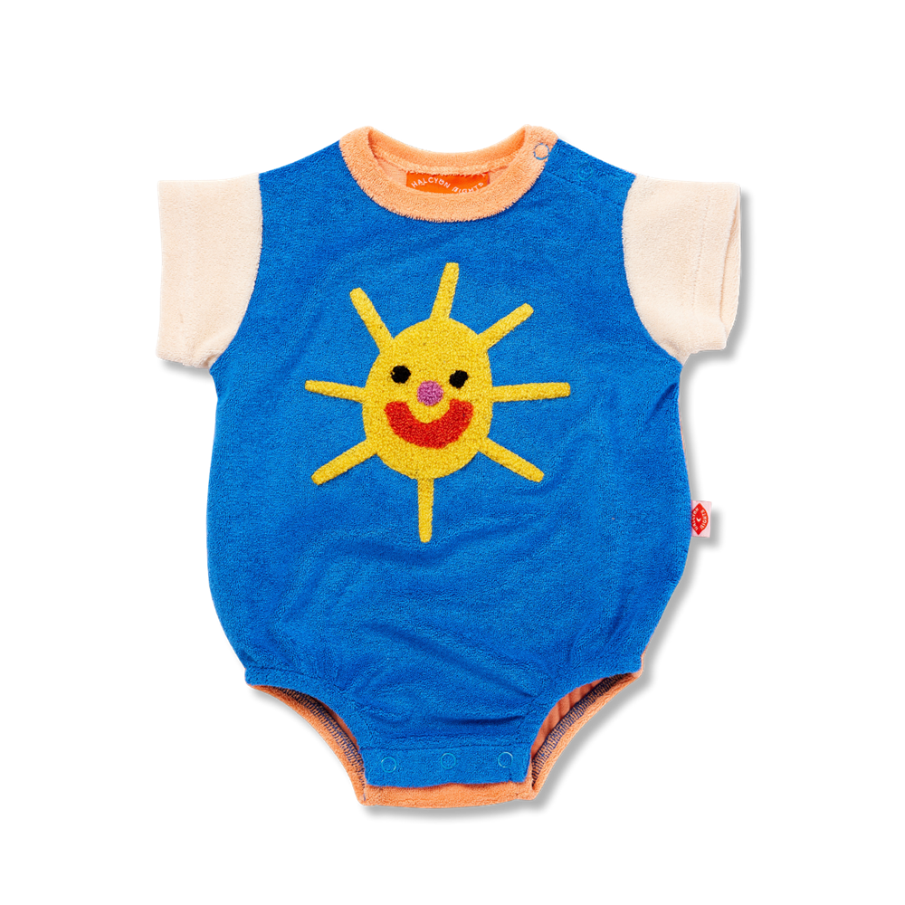 Happy Camper Terry Short Sleeve Bodysuit - Preorder