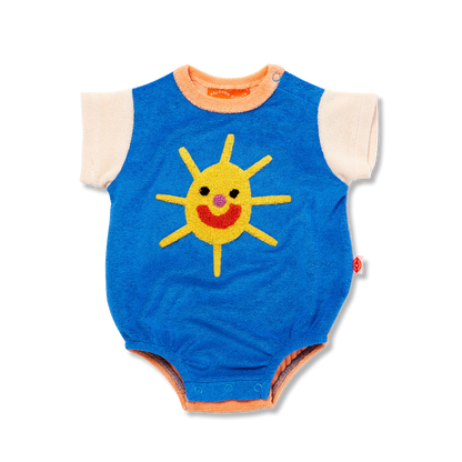 Happy Camper Terry Short Sleeve Bodysuit - Preorder