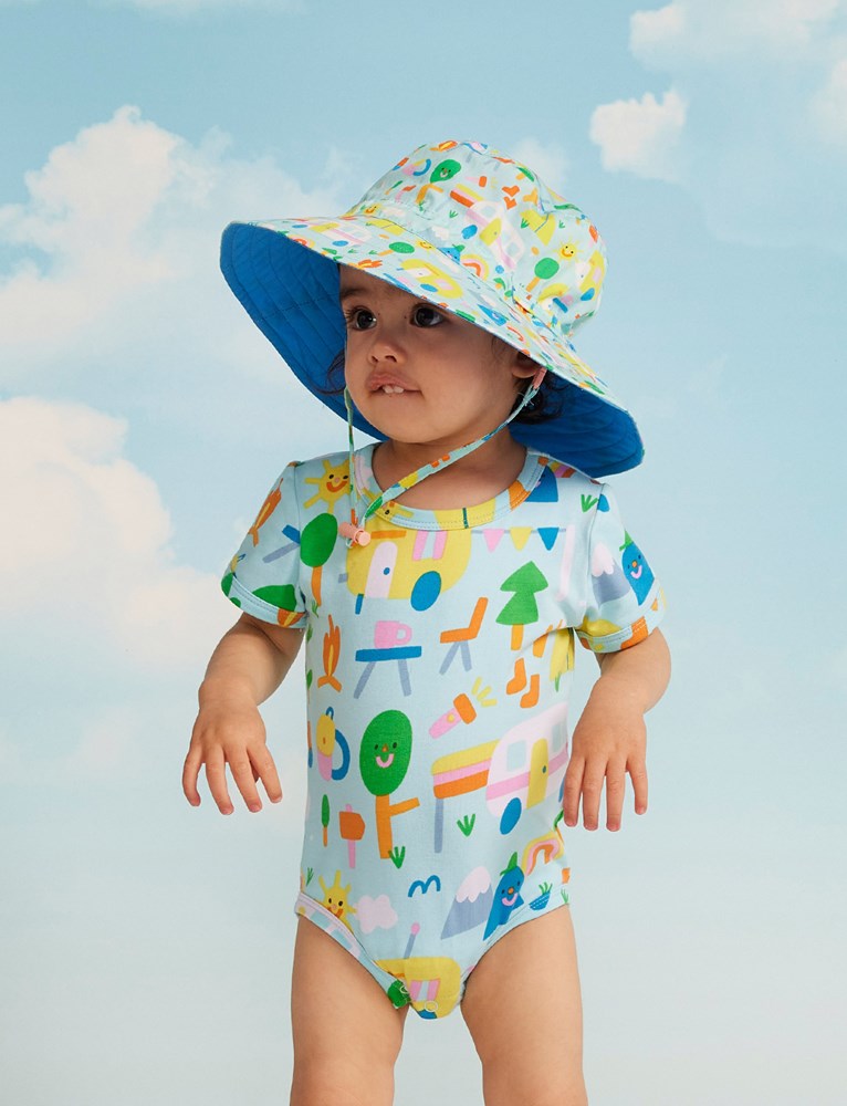 Happy Camper Kids Sun Hat