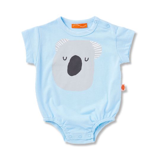 Koala Blue Short Sleeve Bodysuit