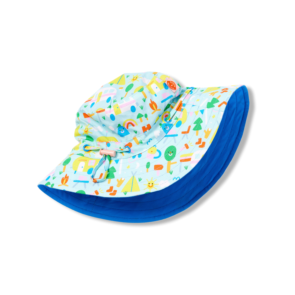 Happy Camper Kids Sun Hat