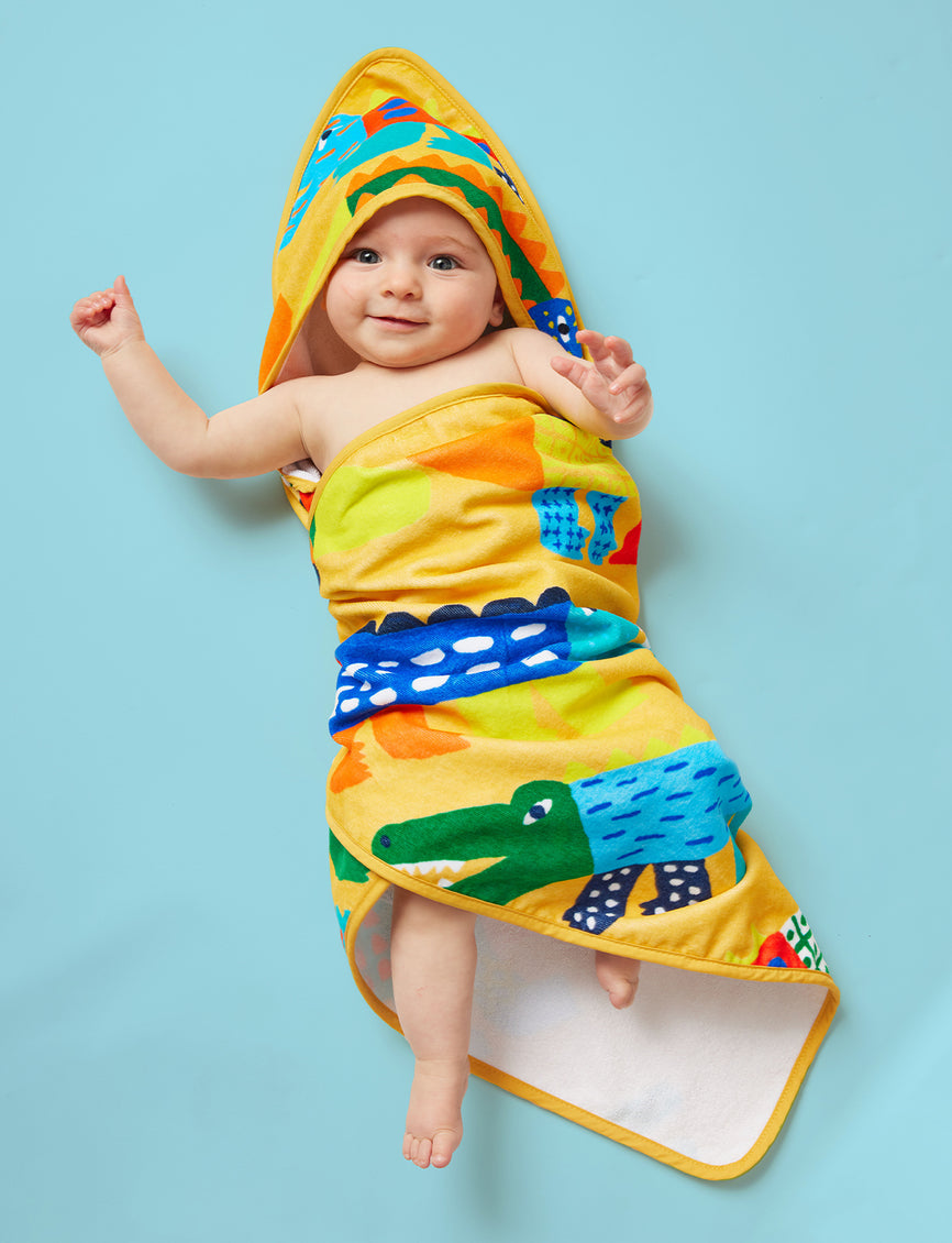 Baby Hooded Towel Chomp