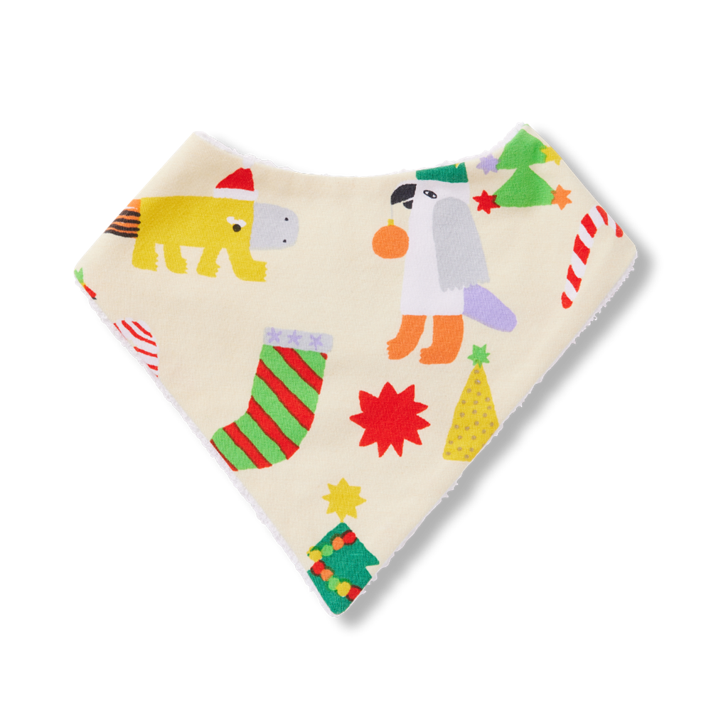 Tinsel Tails Baby Bib