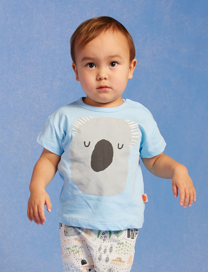 Koala Blue Short Sleeve T Shirt