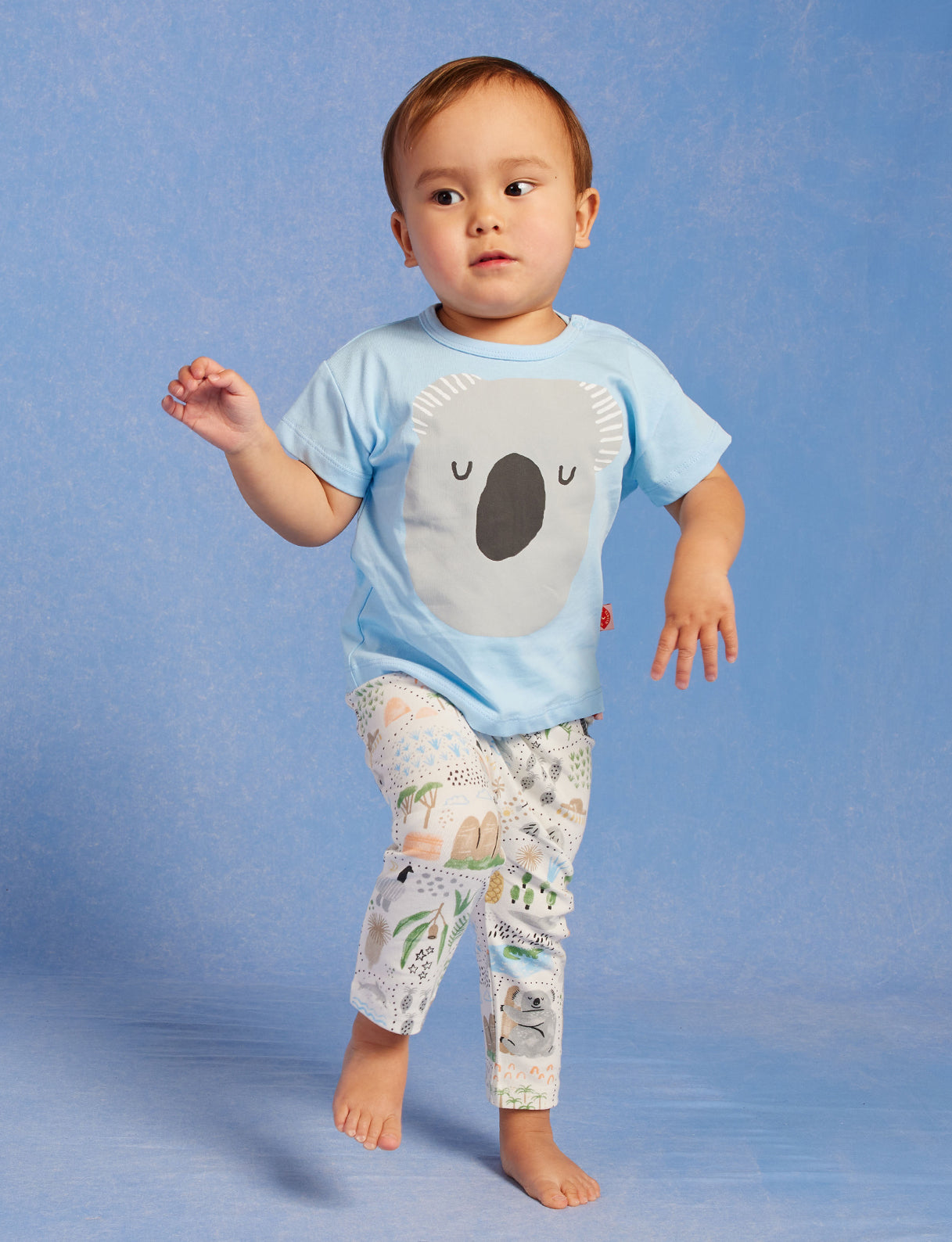 Koala Blue Short Sleeve T Shirt