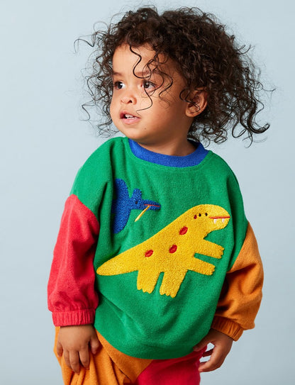 Dino Days Terry Sweater