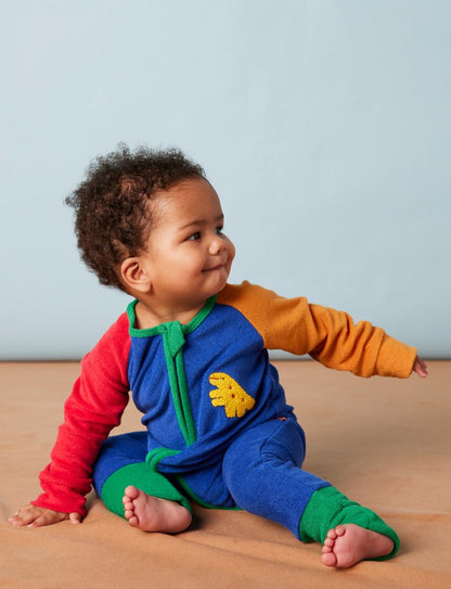 Dino Days Terry Long Sleeve Romper