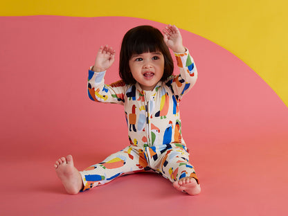 Flamin' Galahs Long Sleeve Romper