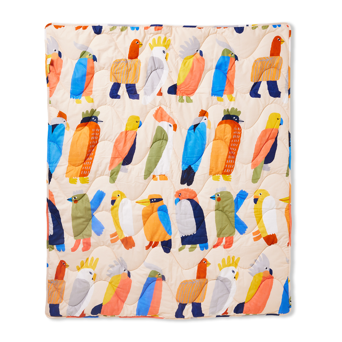 Flamin' Galahs Cot Quilt