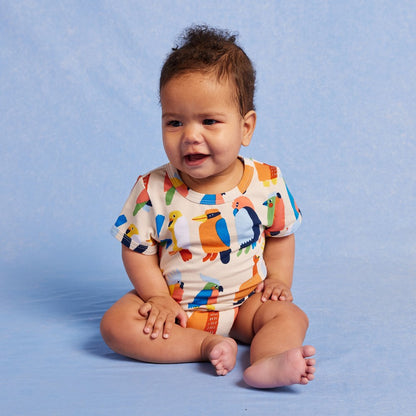 Flamin' Galahs Short Sleeve Bodysuit