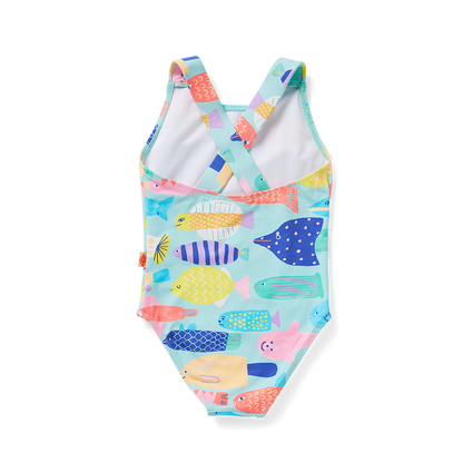 Elastic Strap Bather Rainbow Reef