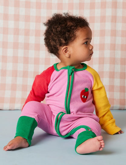 Happy Harvest Terry Long Sleeve Romper