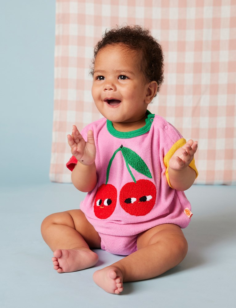 Cherry Terry Bodysuit