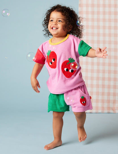 Strawberry Terry T Shirt