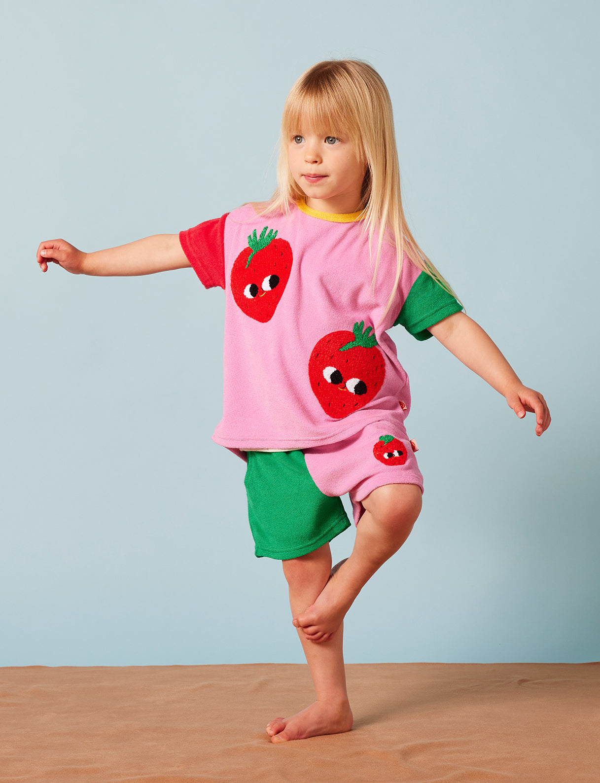 Strawberry Terry T Shirt