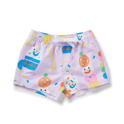 Kids Boardshorts Sundae Fun Day