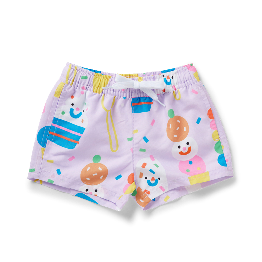 Kids Boardshorts Sundae Fun Day