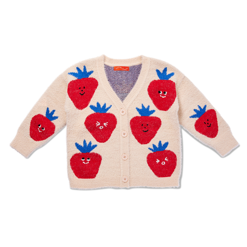 Berry Cosy Knit Cardigan
