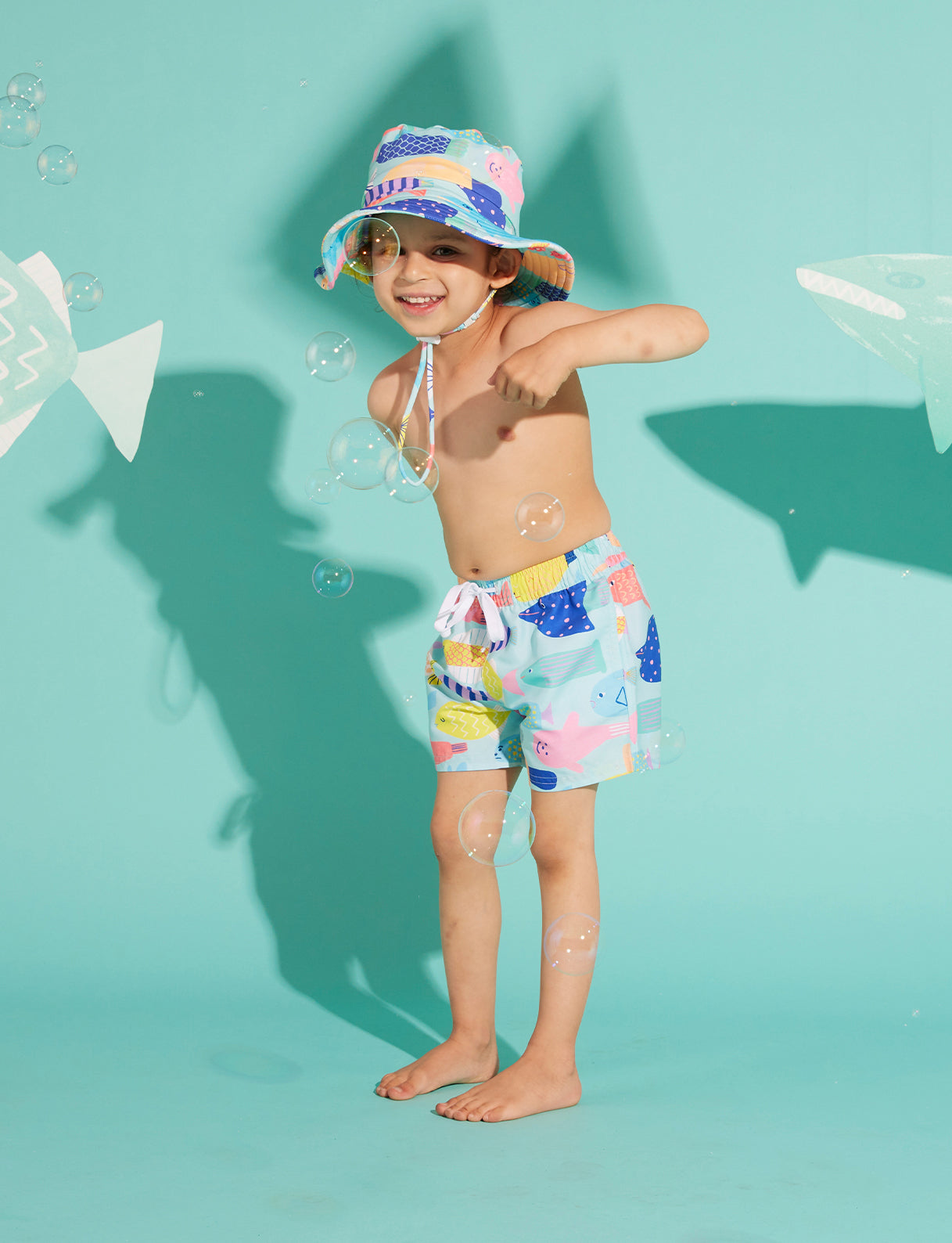 Kids Boardshorts Rainbow Reef