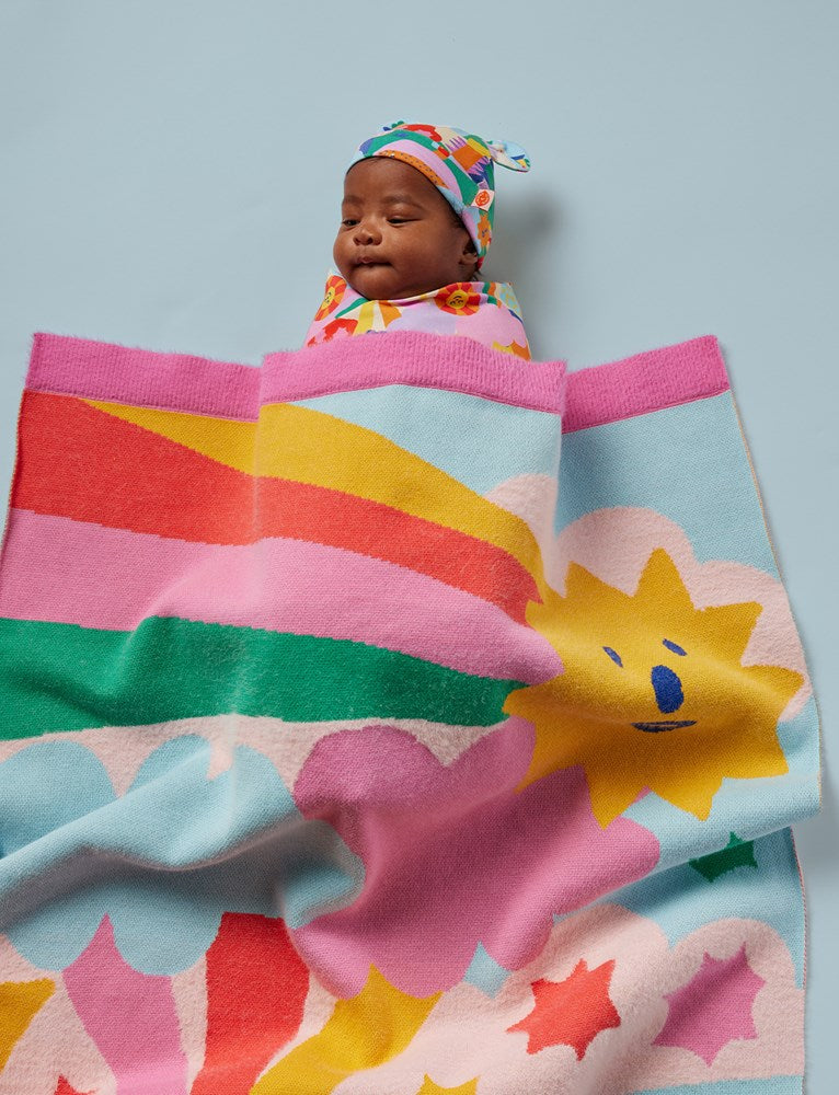 Rainbow Valley Baby Blanket