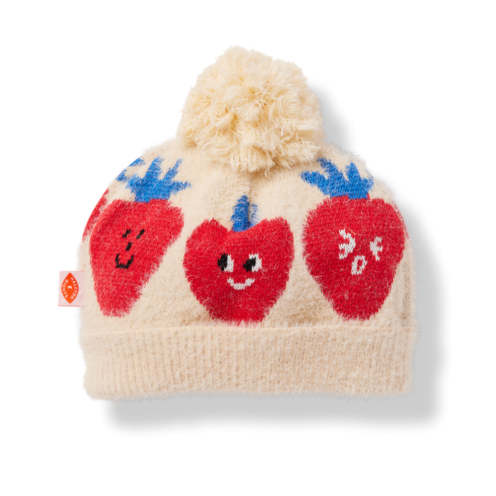 Berry Cosy Knit Beanie