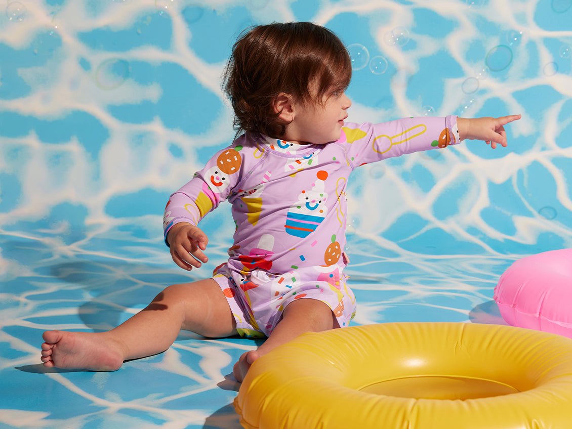 Long Sleeve Rash Vest Sundae Fun Day