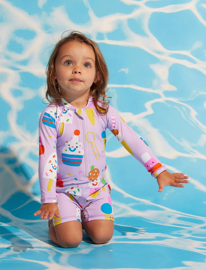 Long Sleeve Rash Suit Sundae Fun Day