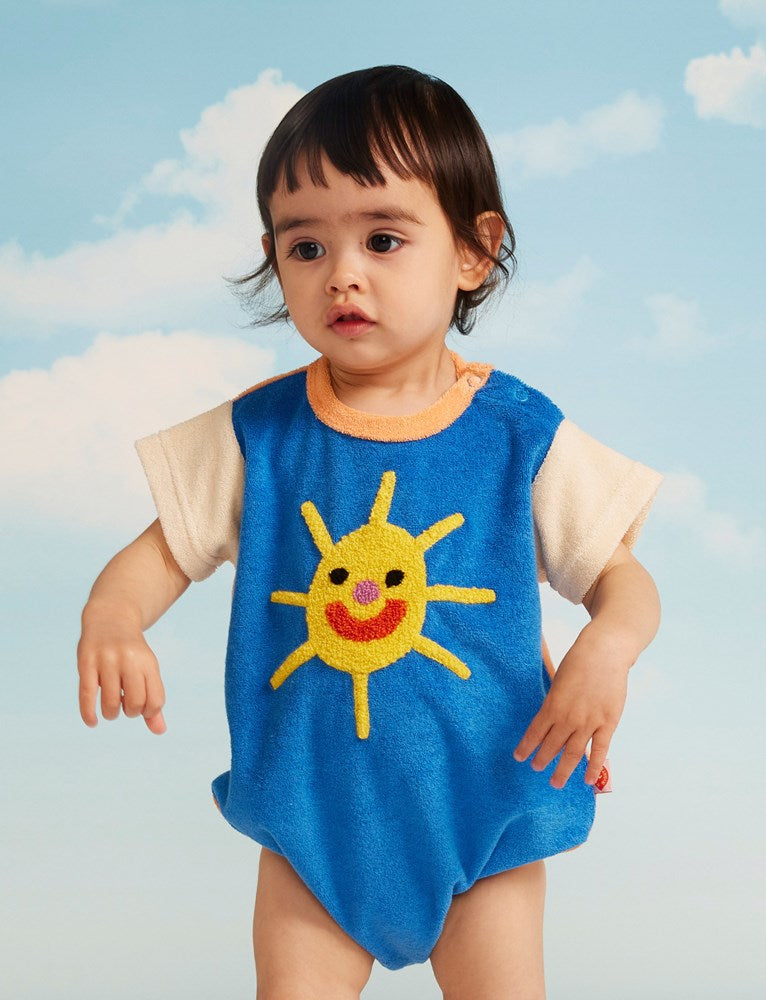 Happy Camper Terry Short Sleeve Bodysuit - Preorder