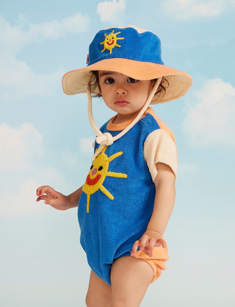 Happy Camper Terry Short Sleeve Bodysuit - Preorder