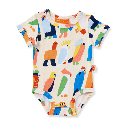 Flamin' Galahs Short Sleeve Bodysuit