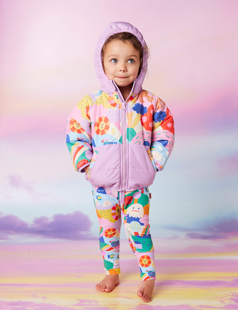 Rainbow Valley Kids Puffer Jacket - Preorder