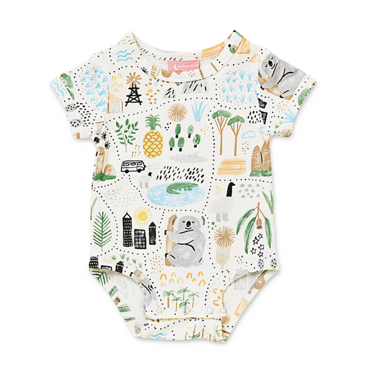 Big Adventures Short Sleeve Bodysuit