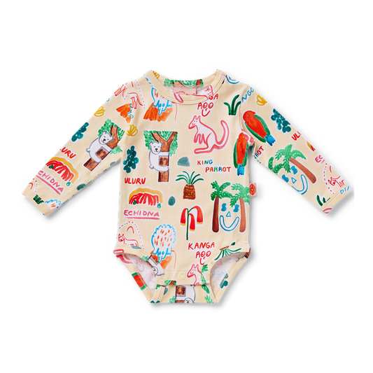 Coo-ee! Long Sleeve Bodysuit