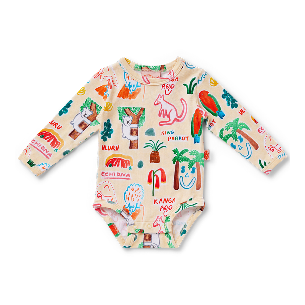 Coo-ee! Long Sleeve Bodysuit