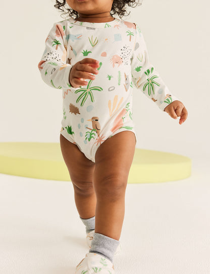 Outback Dreamers Long Sleeve Bodysuit