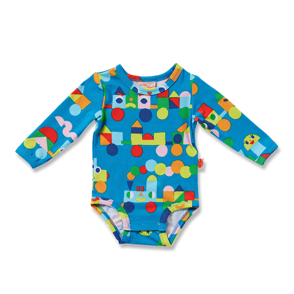 Rainbow Express Long Sleeve Bodysuit