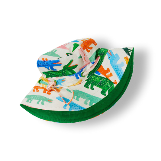 Crocodile Smile Kids Sun Hat